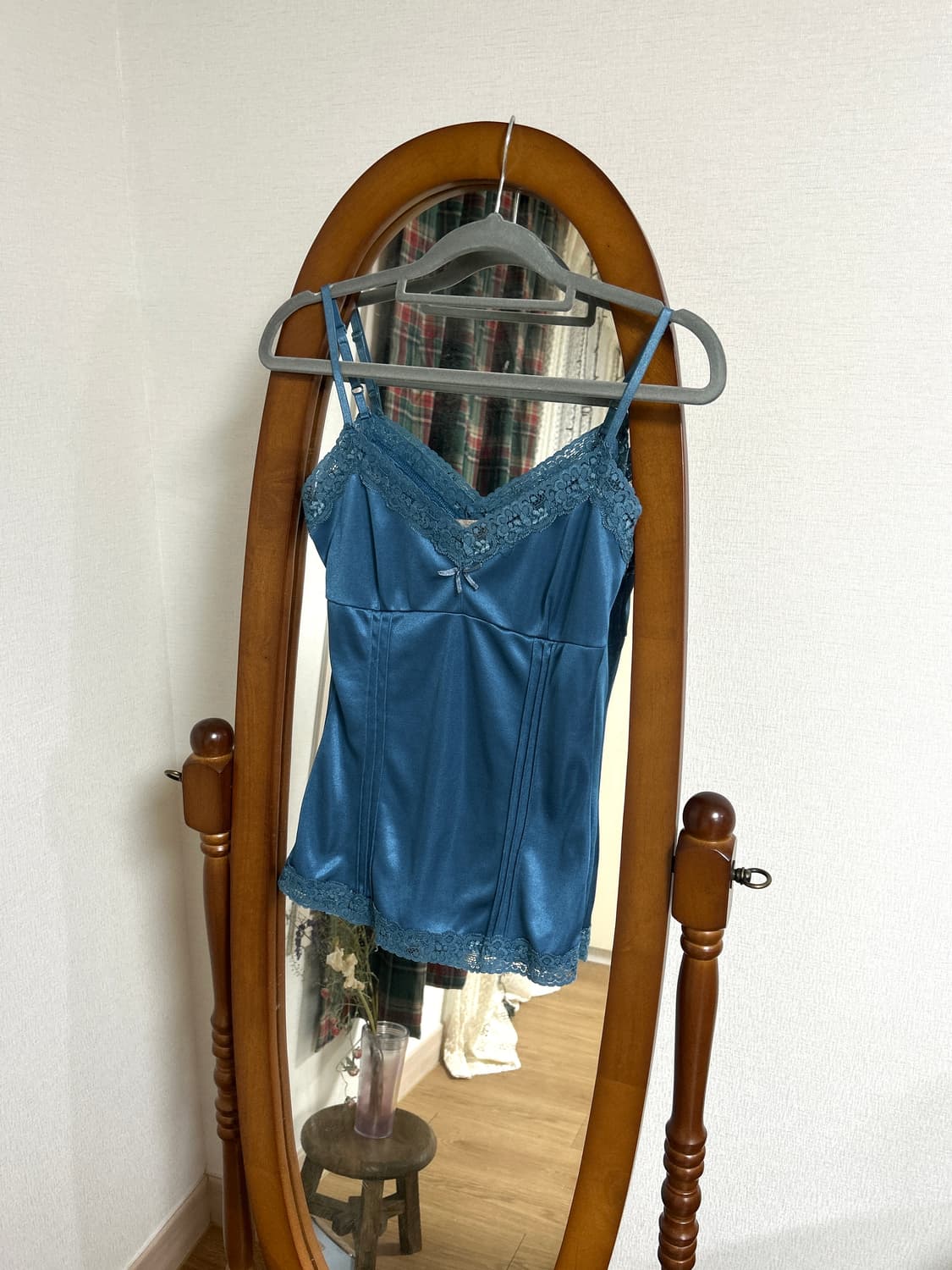 청록 새틴 슬리브리스 상품이미지1