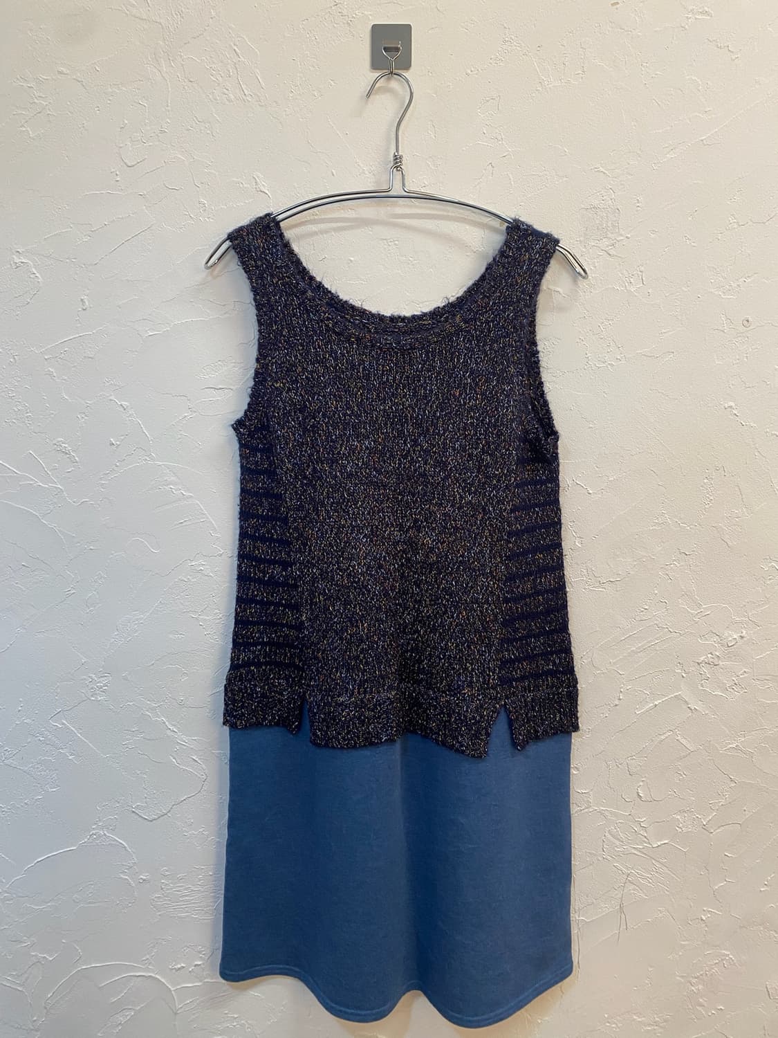 니트 코튼 텍스처 원피스 상품이미지3