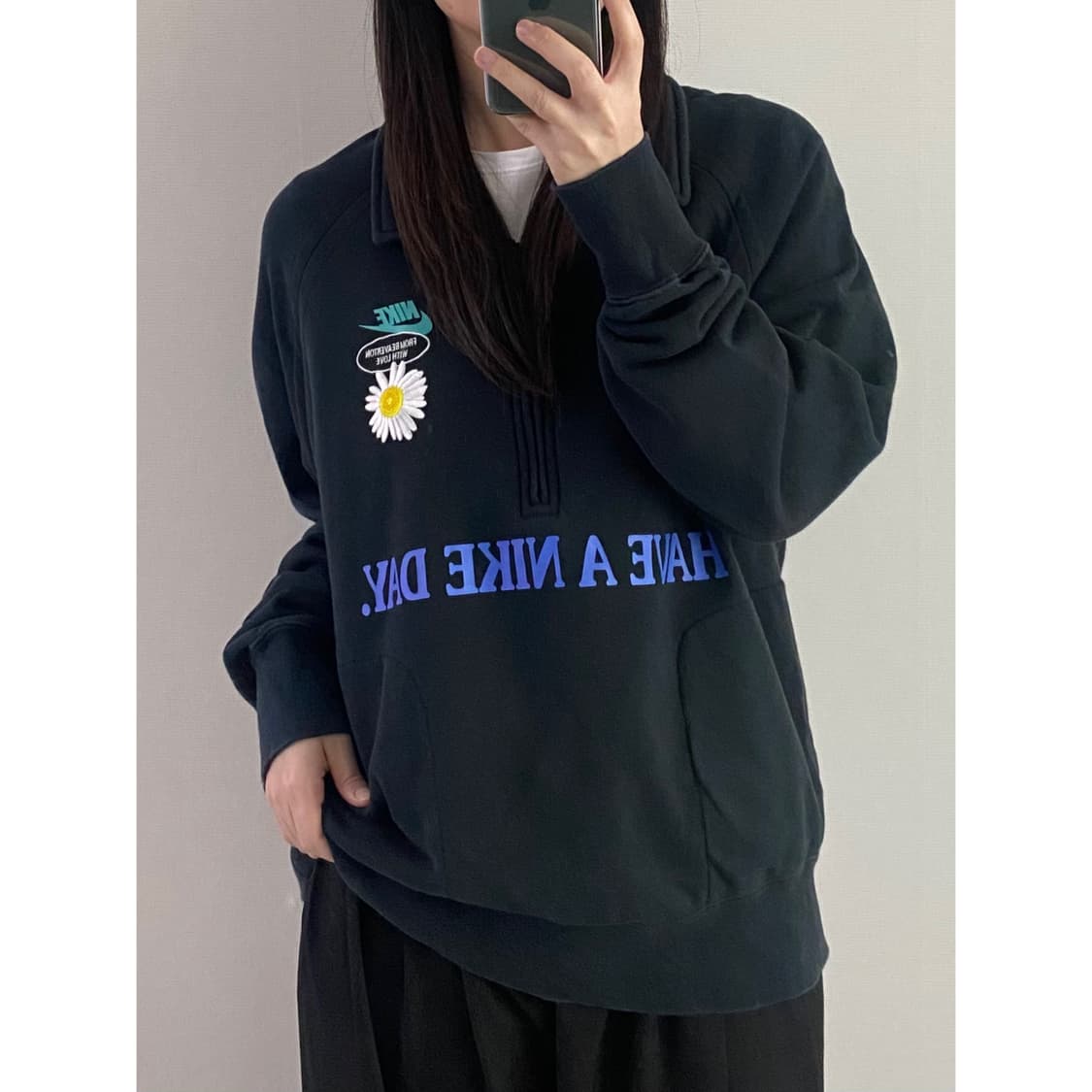 나이키 반집업 맨투맨 상품이미지2