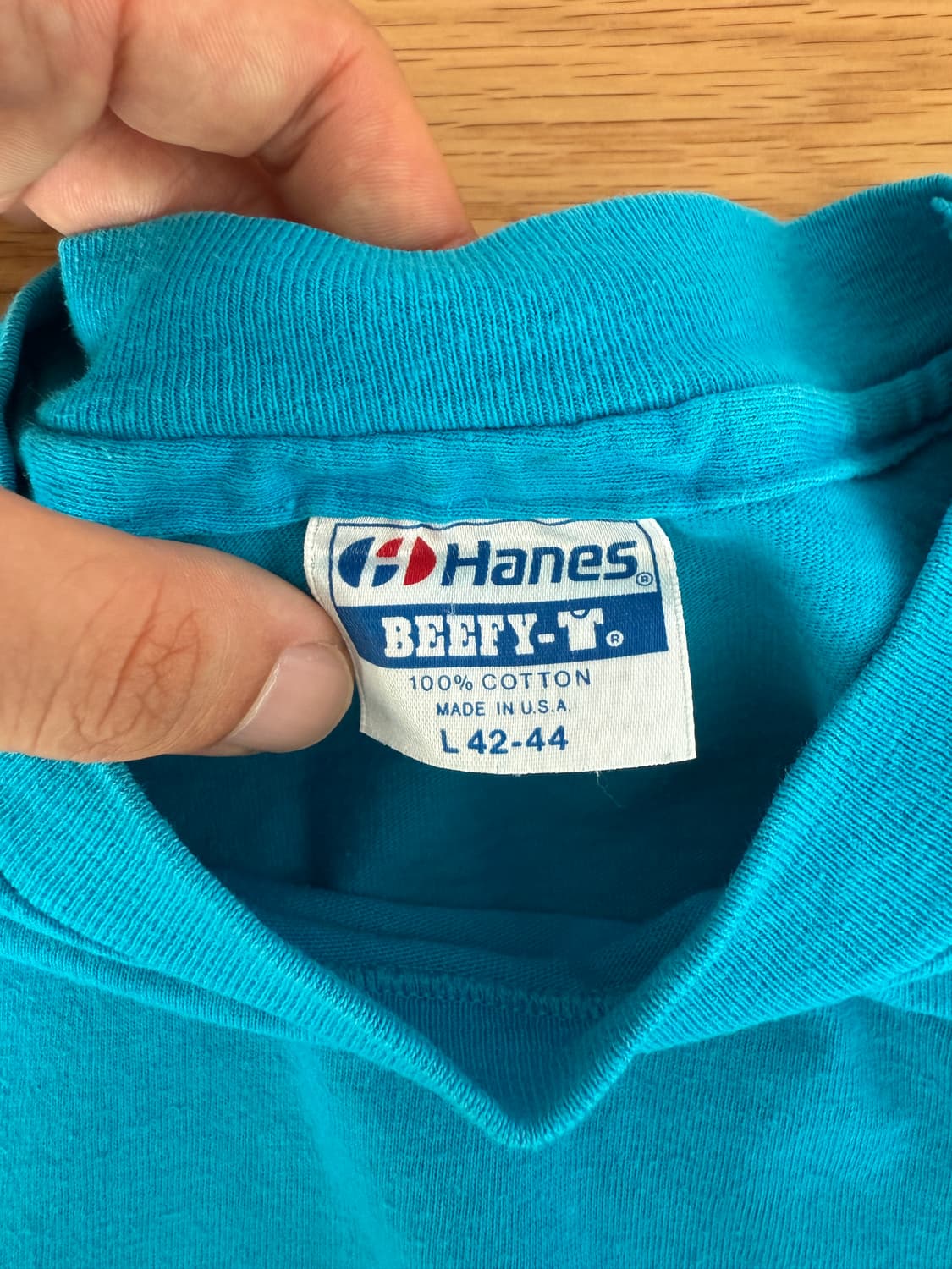 80's 헤인즈(Hanes) BEEFY-T 반팔 티셔츠(U.S.A) 상품이미지7