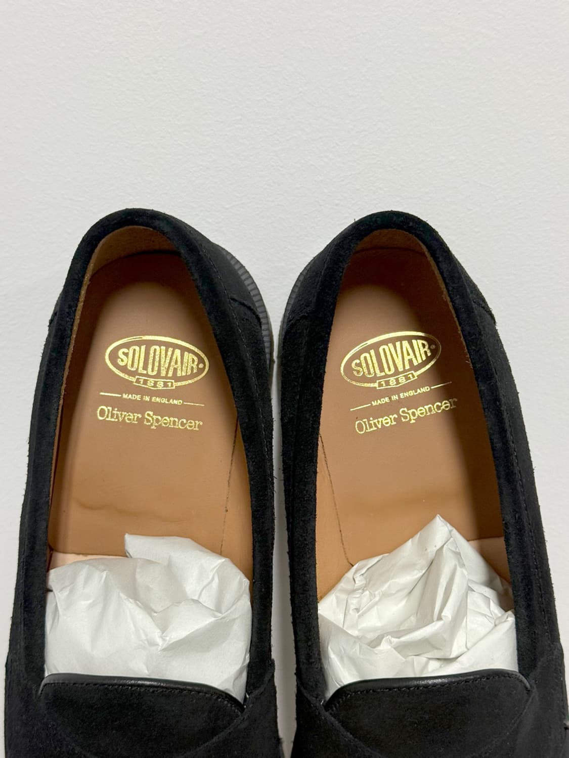 [275] 솔로베어 x 올리버스펜서 페니로퍼 블랙 스웨이드 상품이미지5