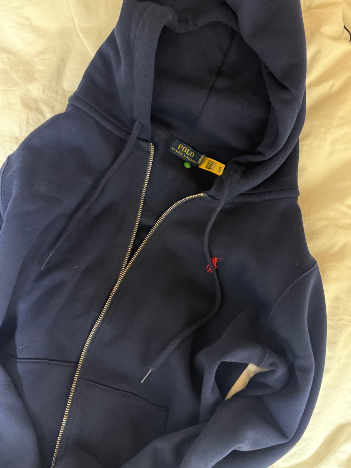 네이비 폴로 후드집업 상품이미지1