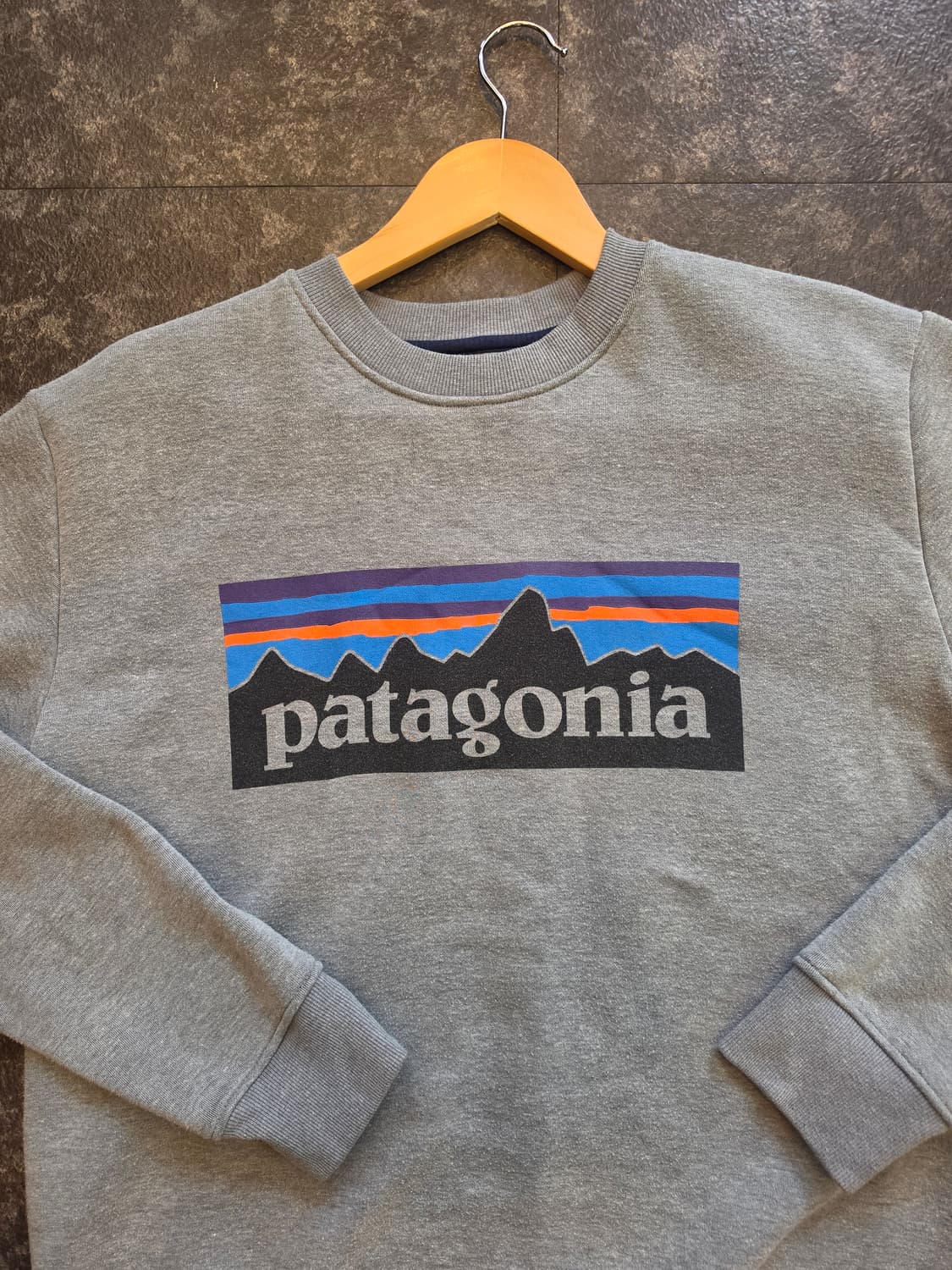 파타고니아 기모 회색 맨투맨 -M 상품이미지2