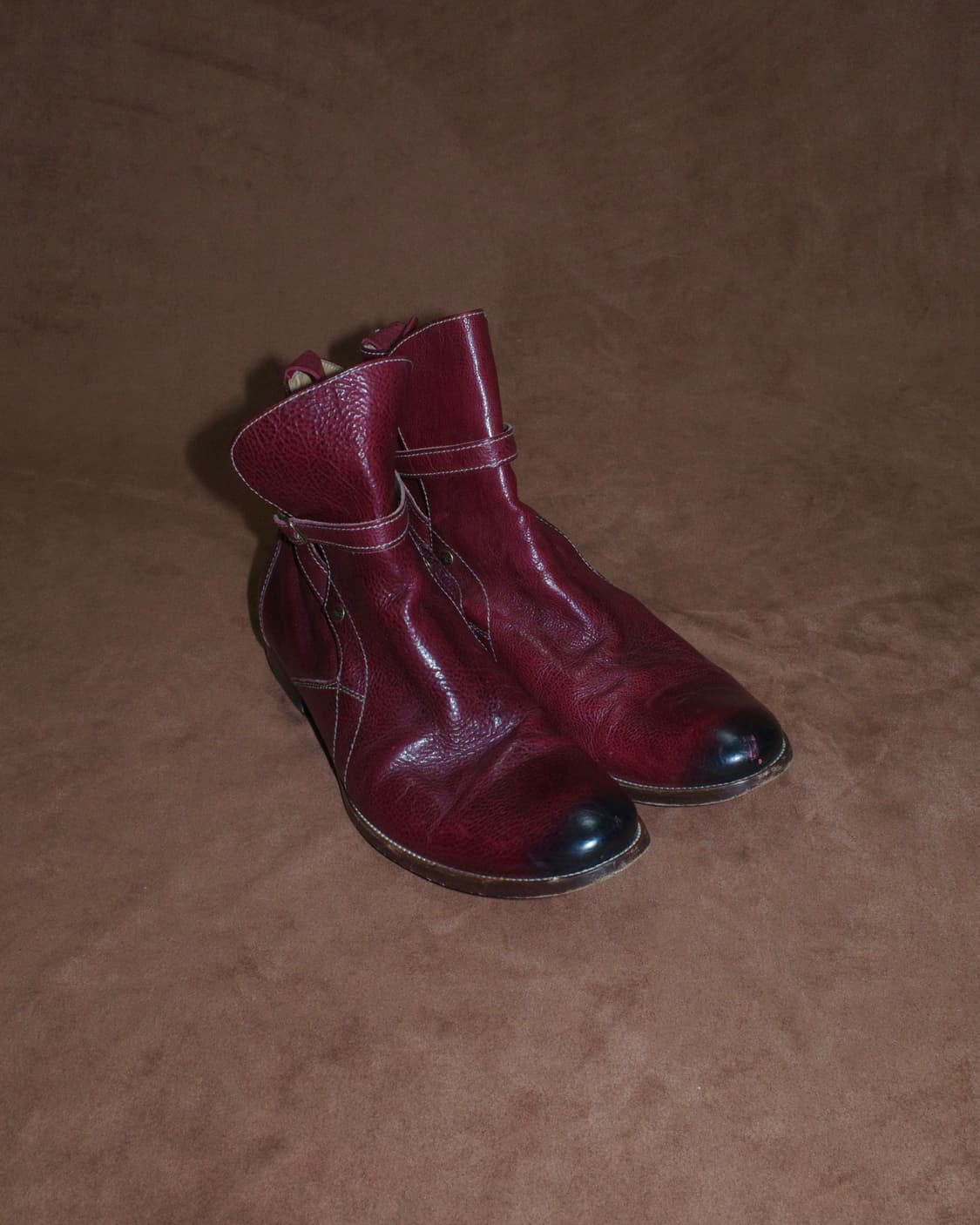 돌체앤가바나 레더 옴브레 부츠 상품이미지1