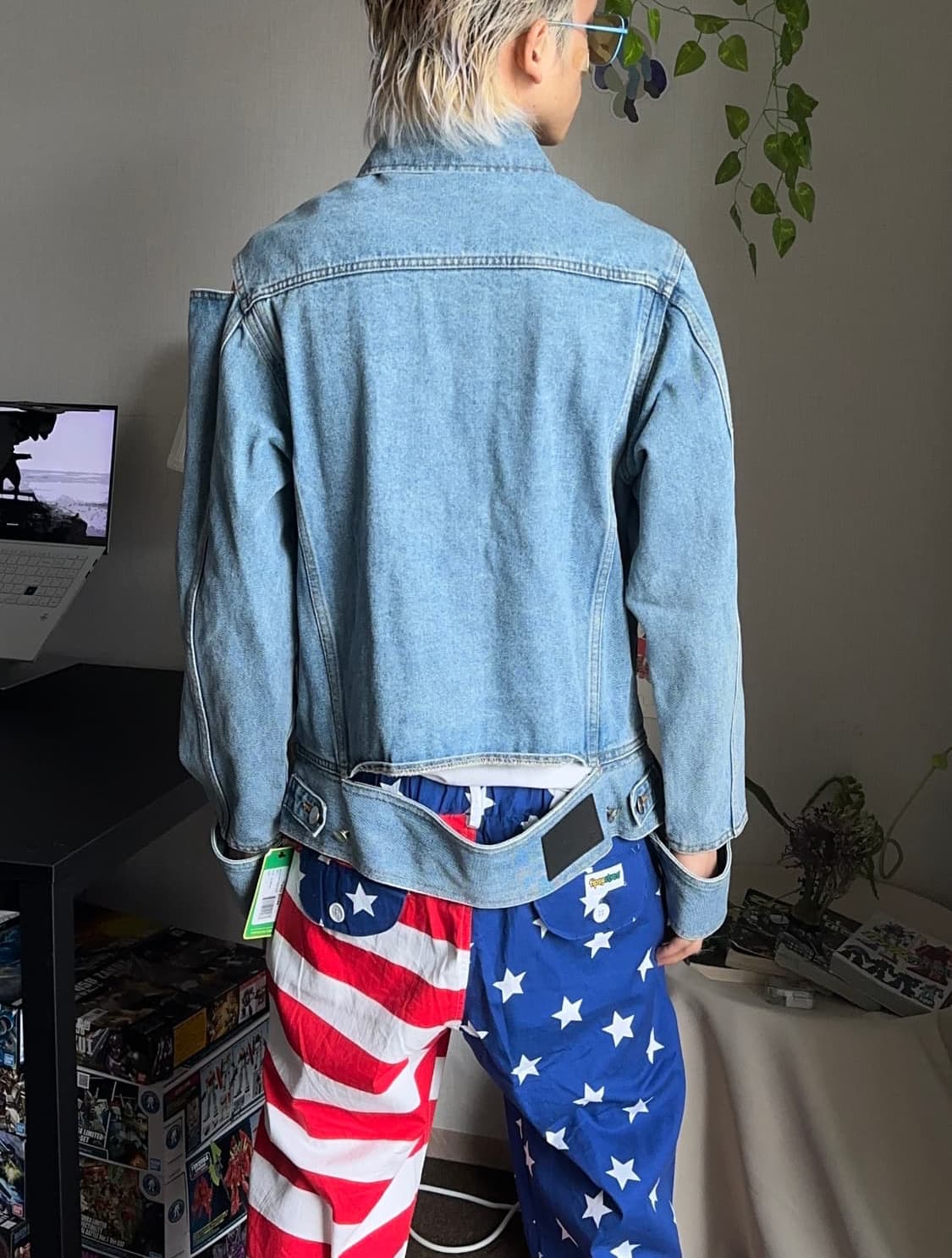 문탠(MOONTAN) 해체주의 데님 자켓 상품이미지6