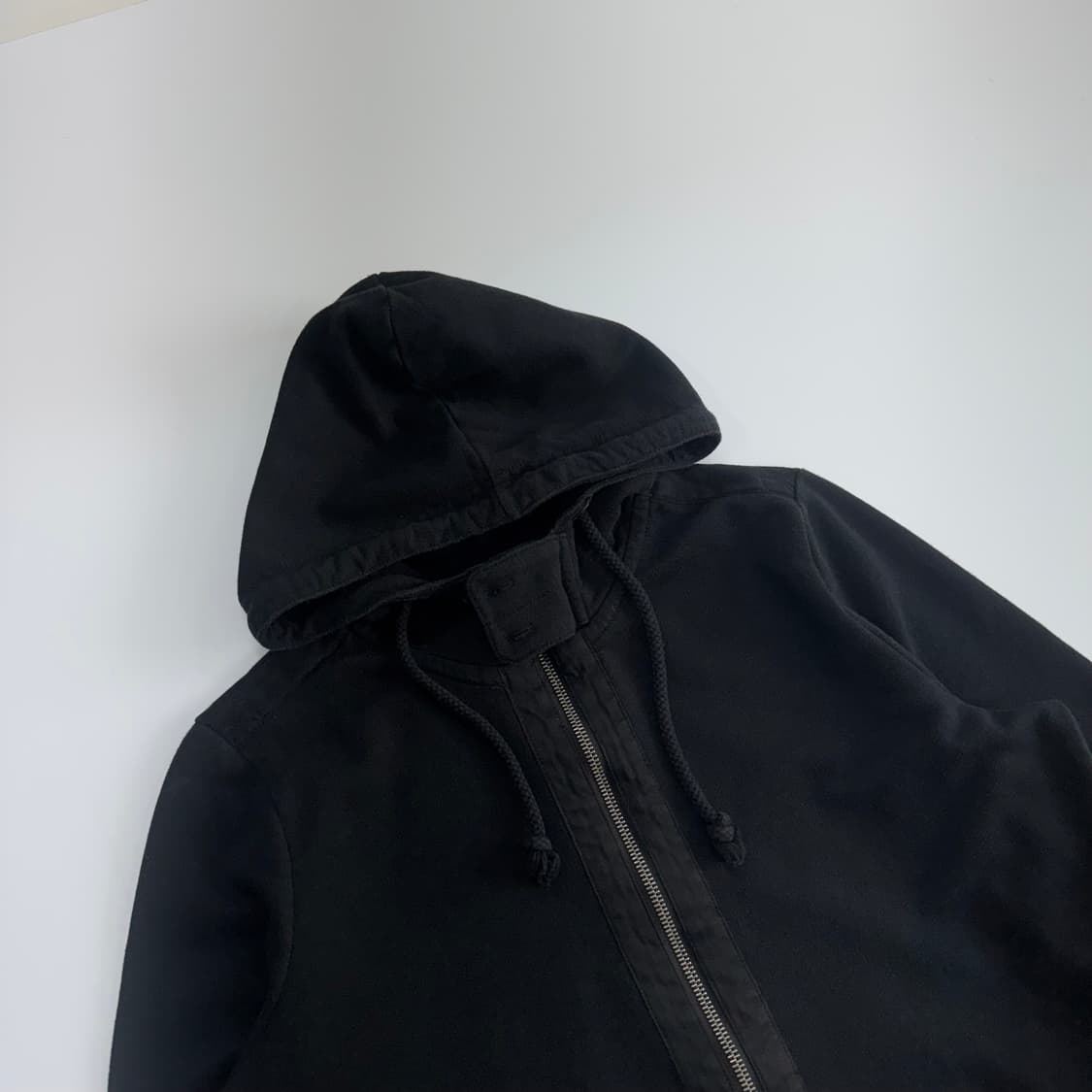 Polo 하이넥 버튼업 블랙 후드집업  상품이미지4