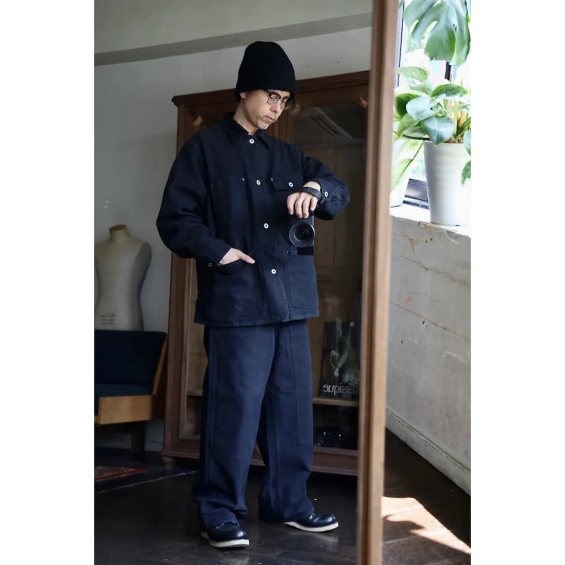 25aw Silk Hemp Coverall Jacket 상품이미지5