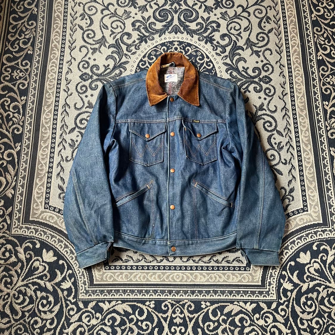42 80s Wrangler No Fault 데님 자켓/W1827 상품이미지1