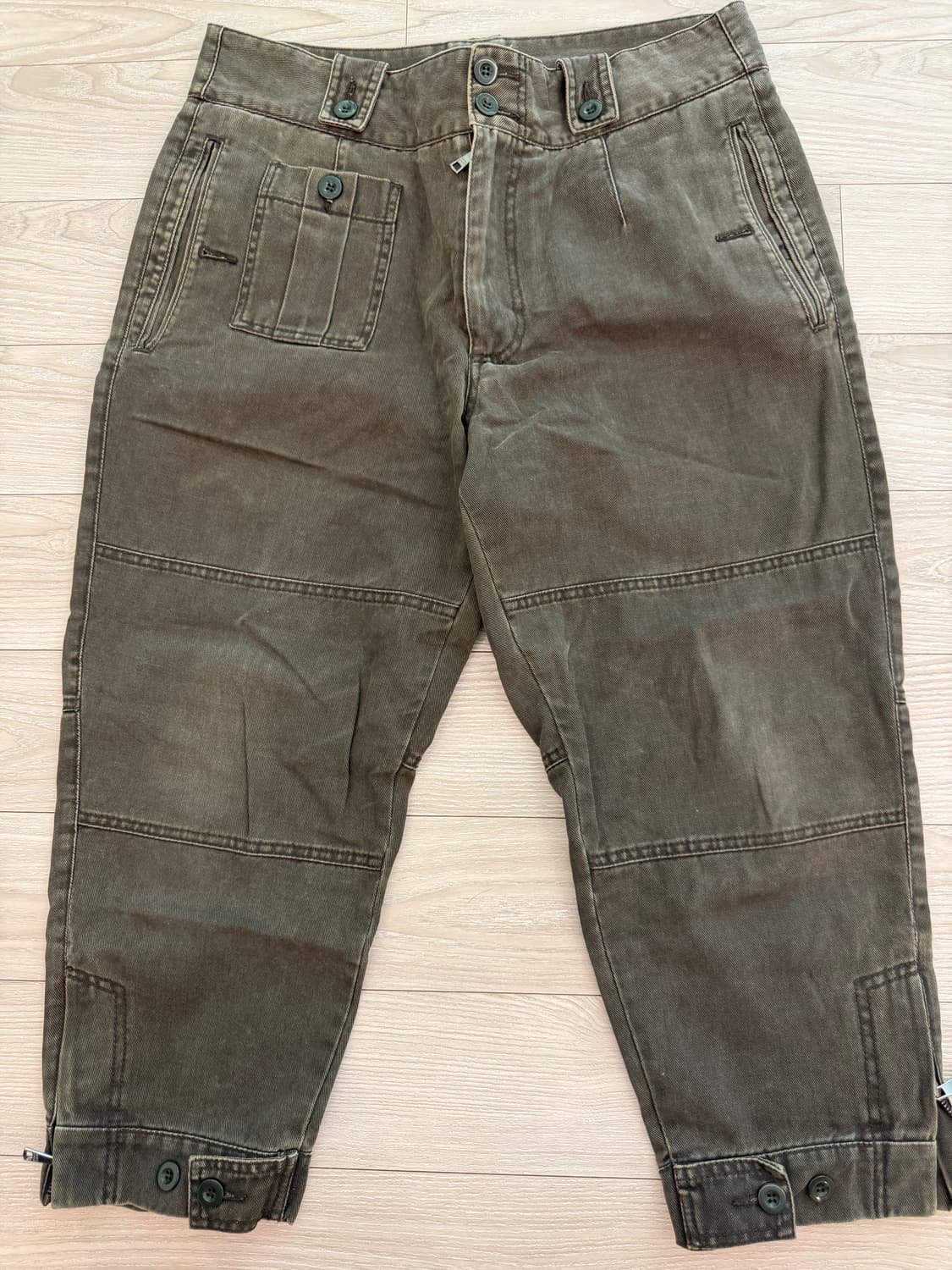 돌체앤가바나 2011-2012 FW 카키 카고 면팬츠  상품이미지1