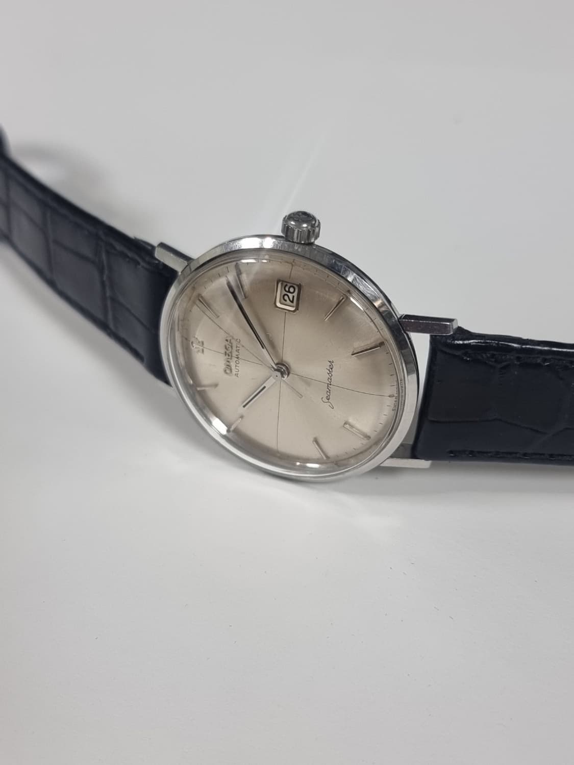 OMEGA 정품 오메가 빈티지 시계 씨마스터 자동35mm 은행잎무브 상품이미지9