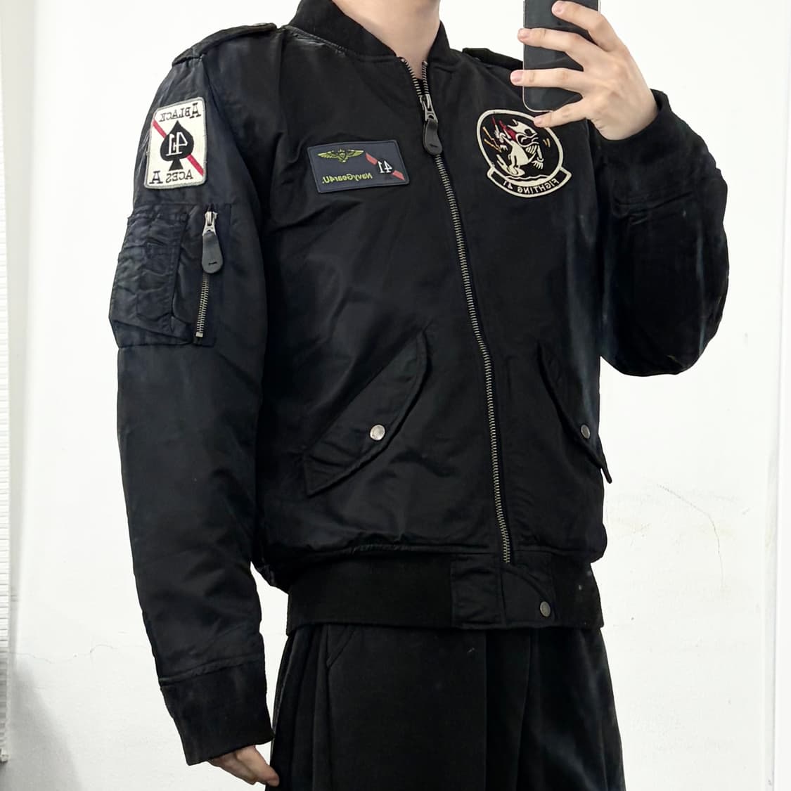 아비렉스 멀티패치 MA-1 자켓 상품이미지4