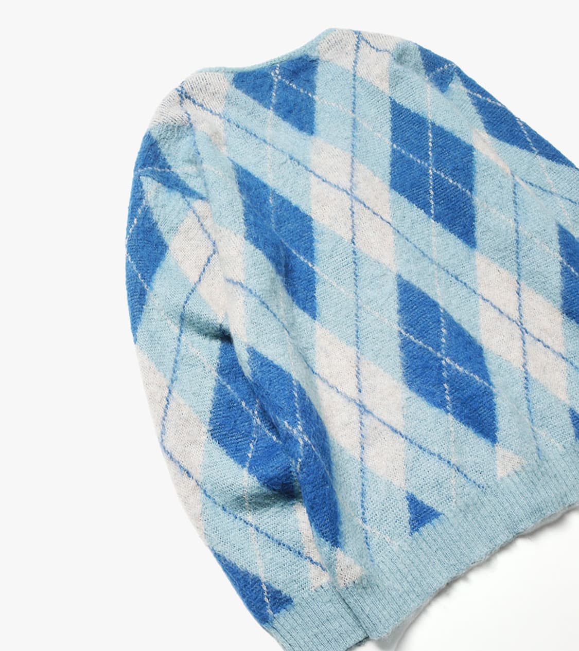 NEEDLES - ARGYLE MOHAIR CARDIGAN 상품이미지10