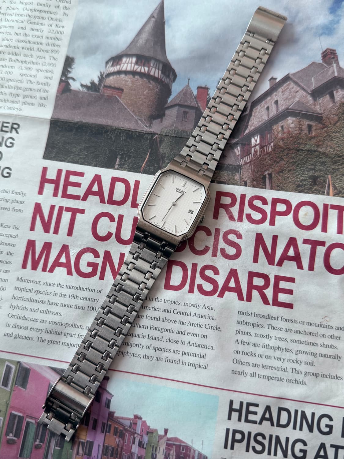 세이코 Seiko 쿼츠 스퀘어 상품이미지2