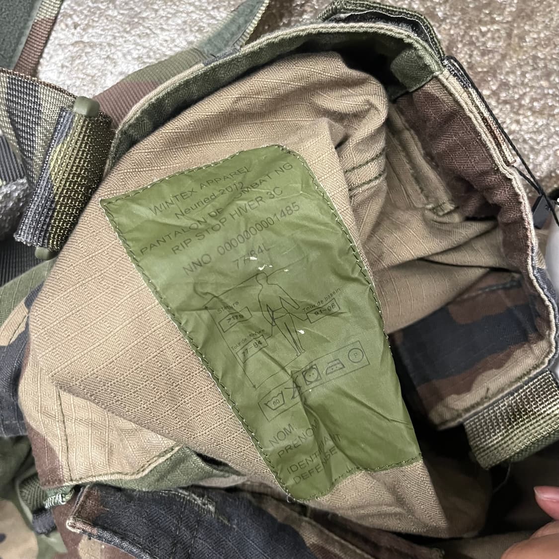 프랑스군 T4 밀리터리 팬츠(~34) 상품이미지7