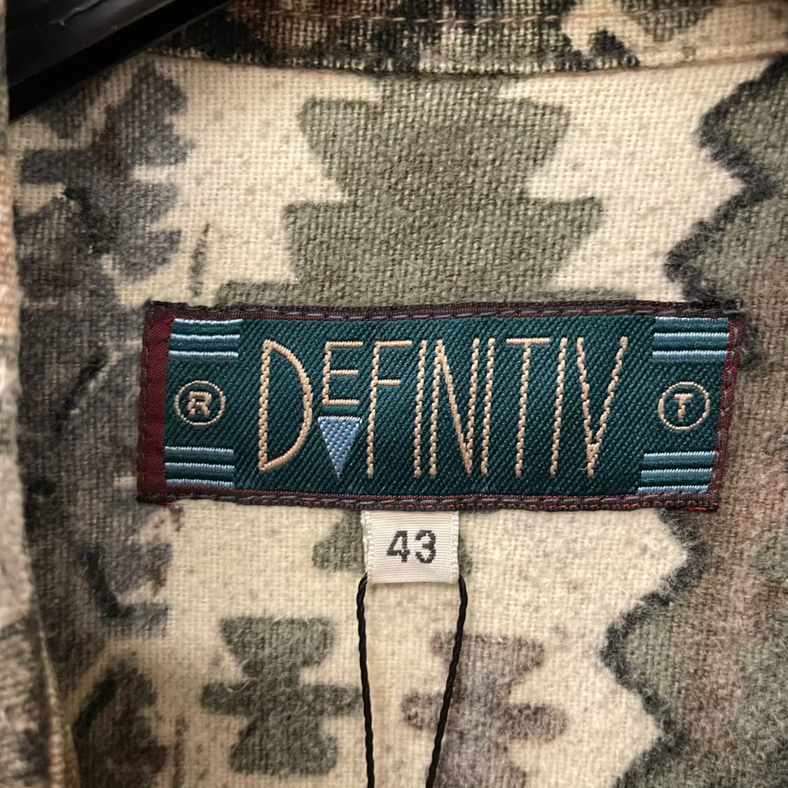 90s USA 빈티지 에스닉 패턴 포켓 셔츠 상품이미지7