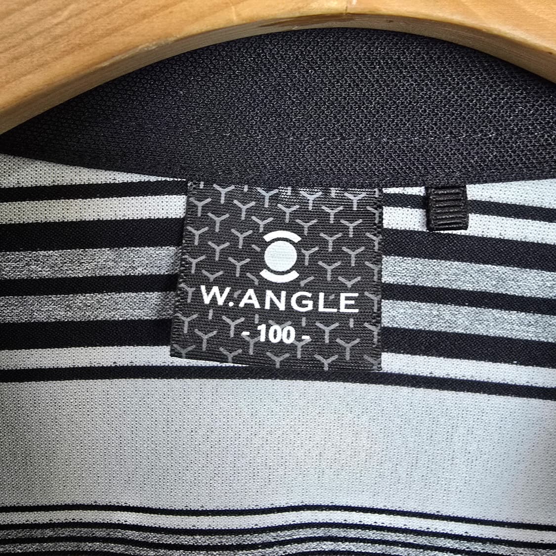 와이드앵글 W.ANGLE 스트라이프 골프 반팔 폴로티 100 상품이미지3