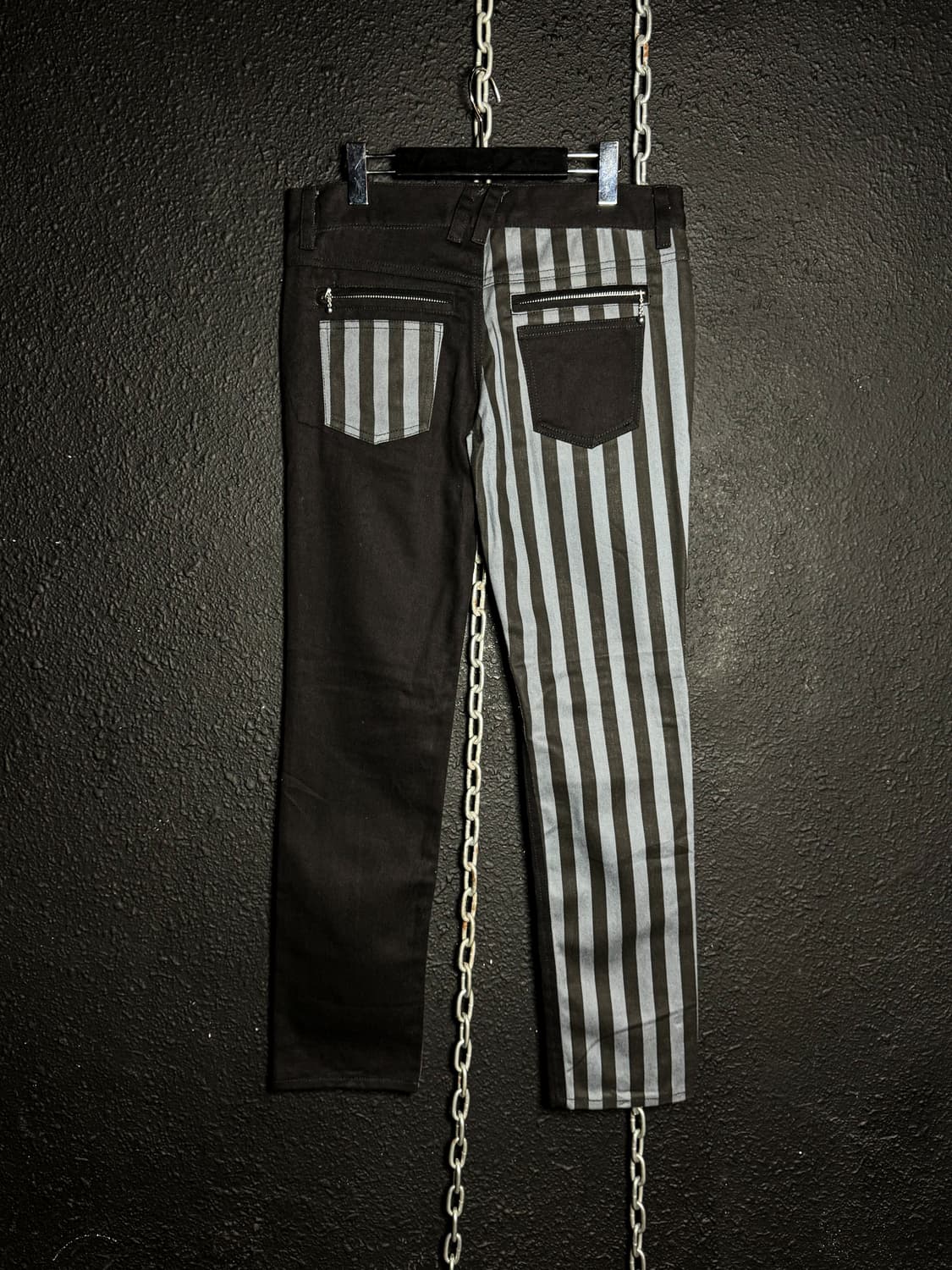 HELL CAT PUNKS – Striped Skinny Pants  상품이미지5