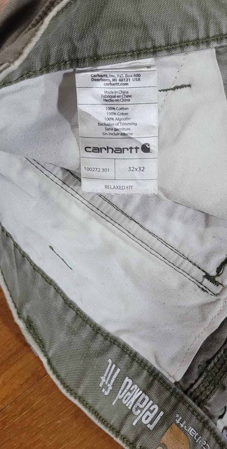 칼하트 릴렉스핏 카고 모스그린 상품이미지2