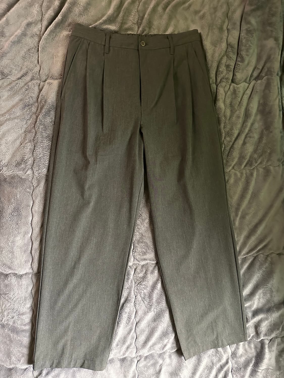 무지 슬랙스 다크 그레이 상품이미지1