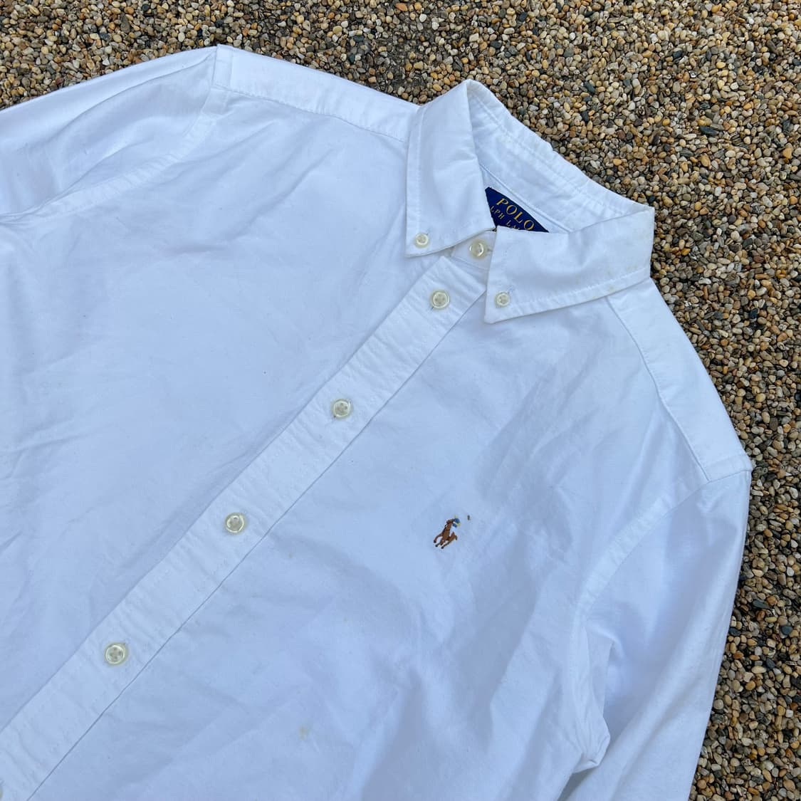 폴로 랄프로렌 화이트 긴팔 셔츠 상품이미지2