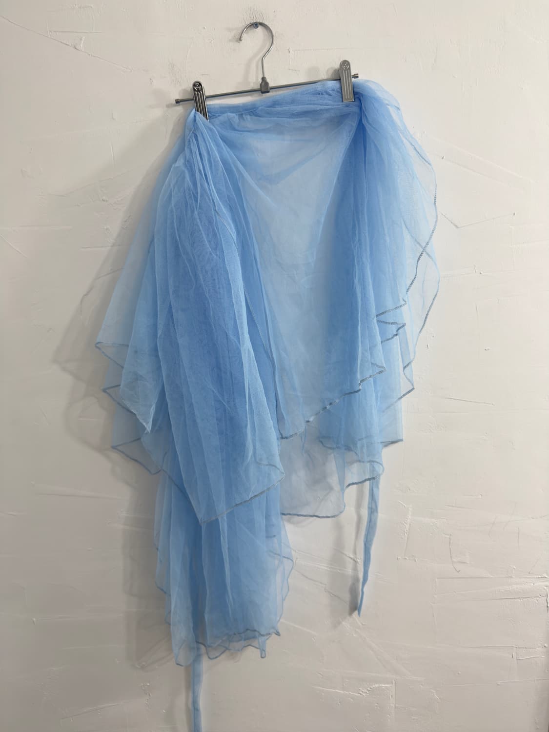 skyblue sha wrap skirt 상품이미지4