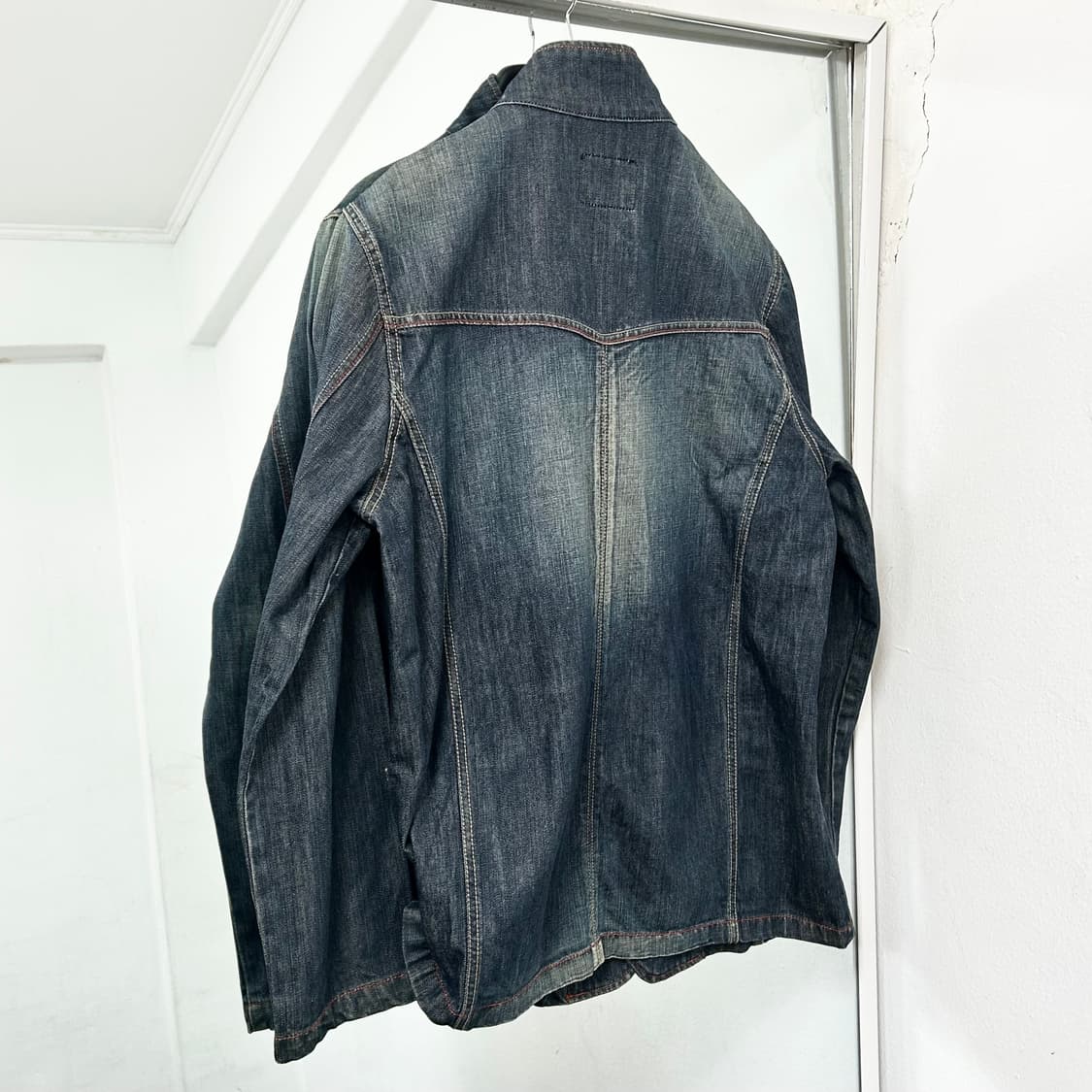 후부 데님 사파리 자켓 상품이미지5