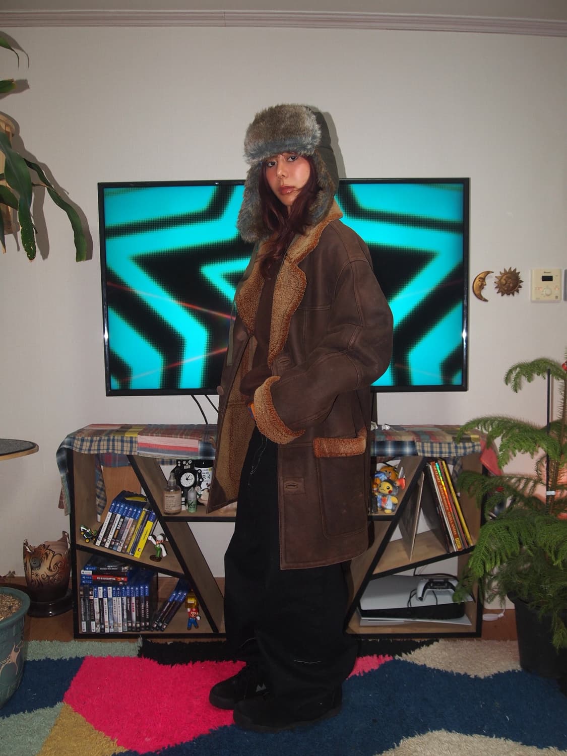 LAPOMME 90s 양가죽 무스탕 상품이미지3