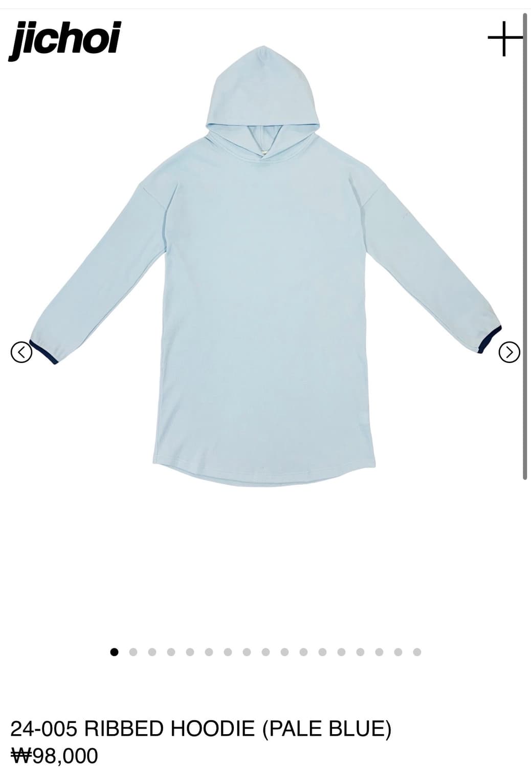 지초이 컴포트 24-005 후디 원피스 상품이미지1