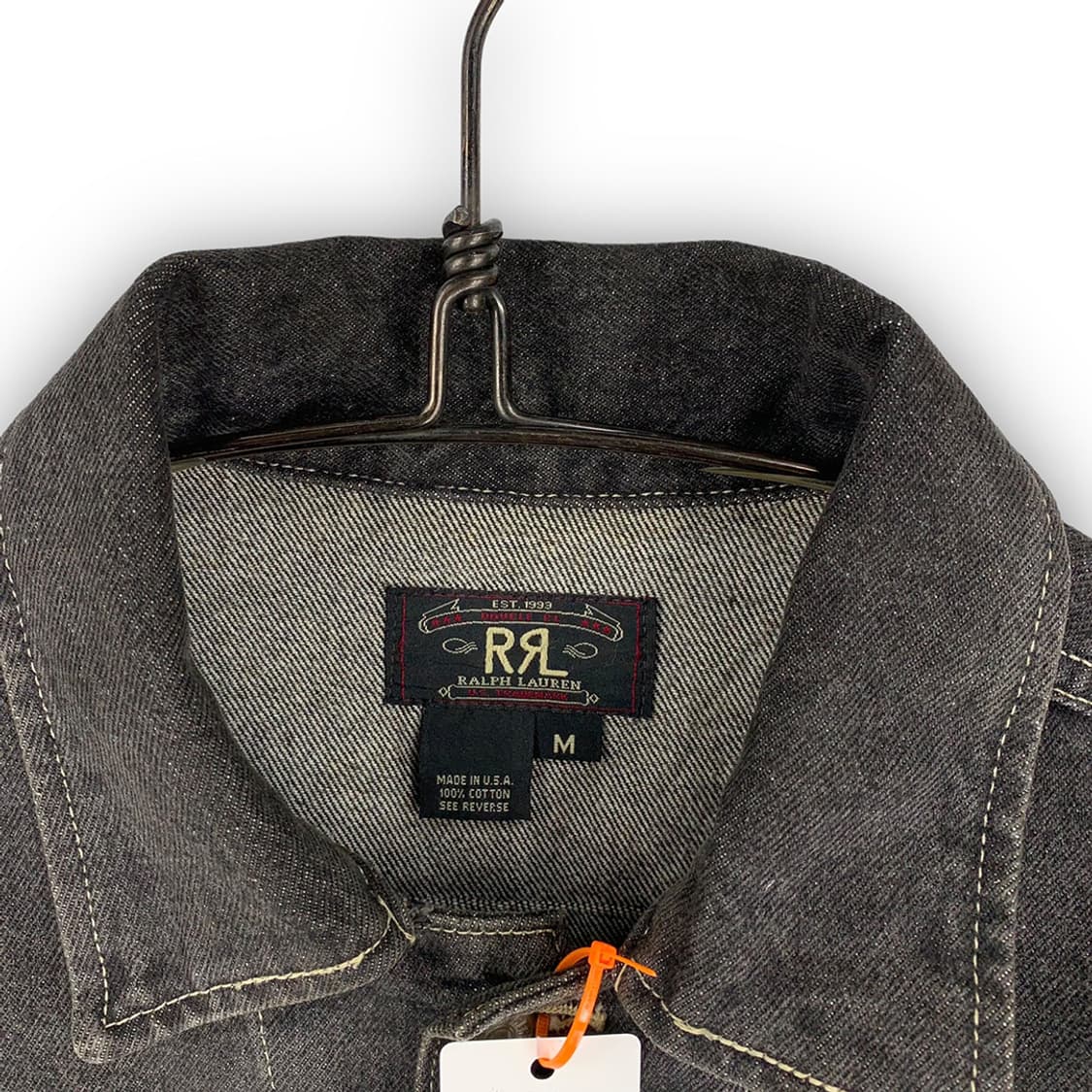 RRL 흑청 데님 트러커 자켓 상품이미지6