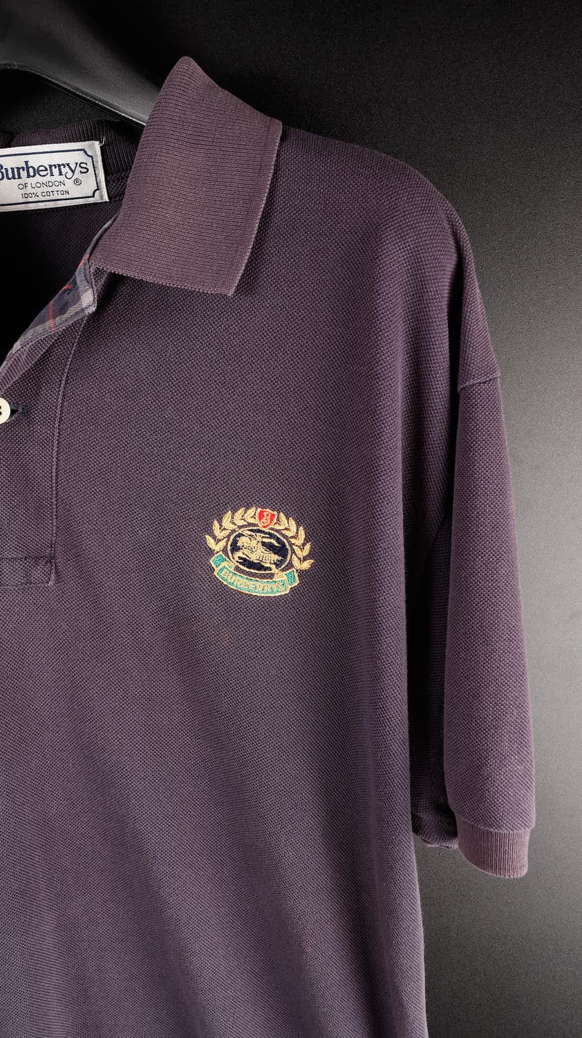 버버리 카라넥 반팔 PK셔츠 상품이미지3
