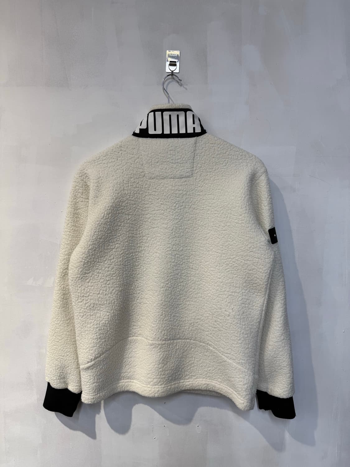 푸마 아이보리 플리스 집업 상품이미지4