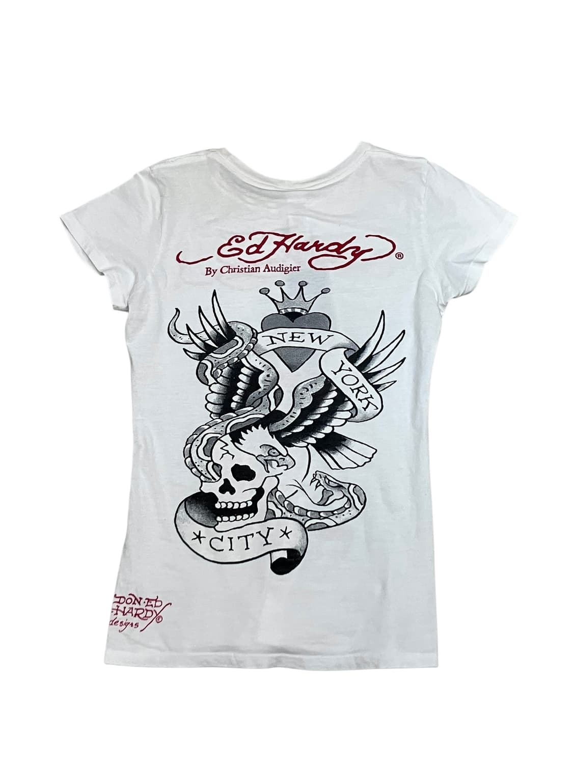 에드하디 슬림핏 반팔 티셔츠 화이트 L  #csz2806 상품이미지3