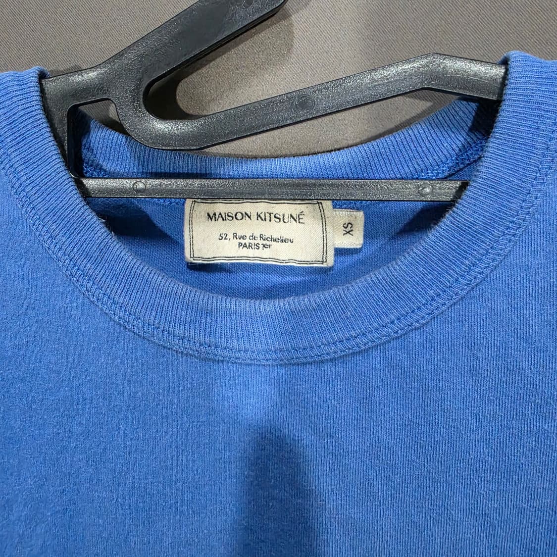 메종키츠네 Maison Kitsune 폭스 반팔 티셔츠 블루 상품이미지3