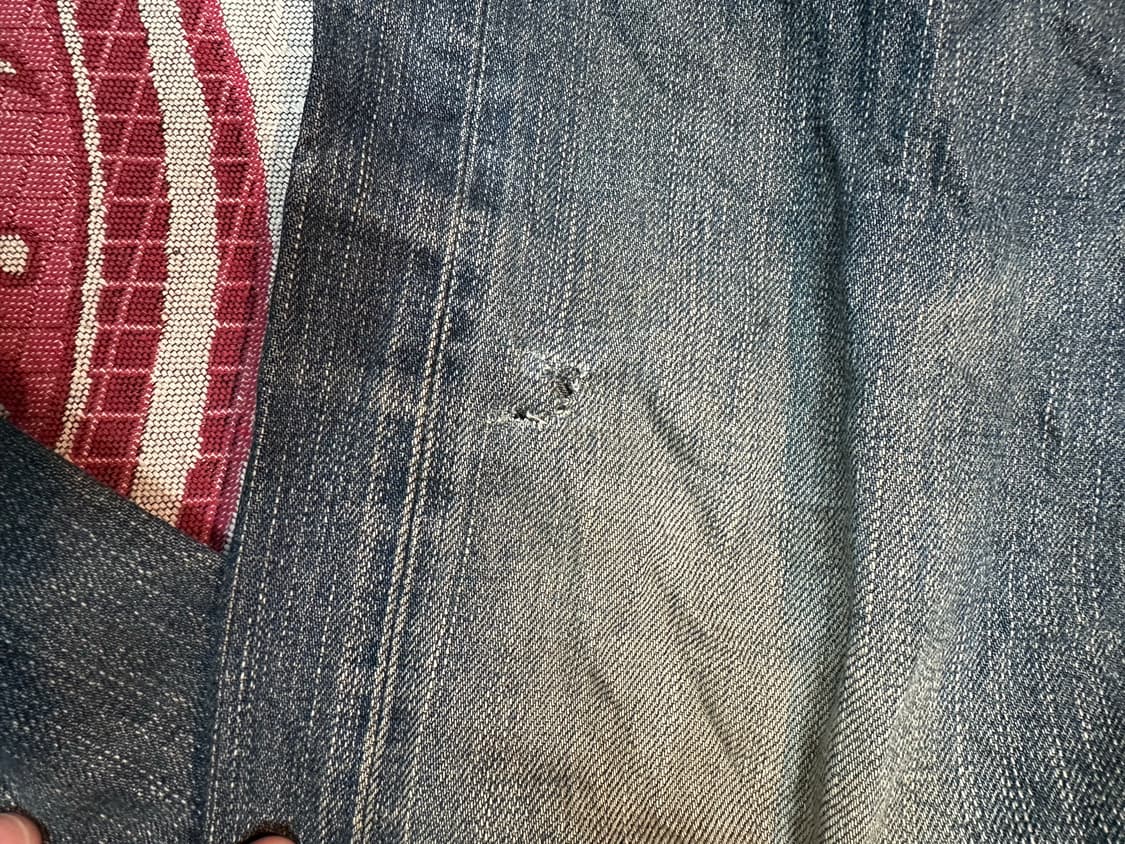 Edwin 505zx 오렌지탭 셀비지 데님 상품이미지9