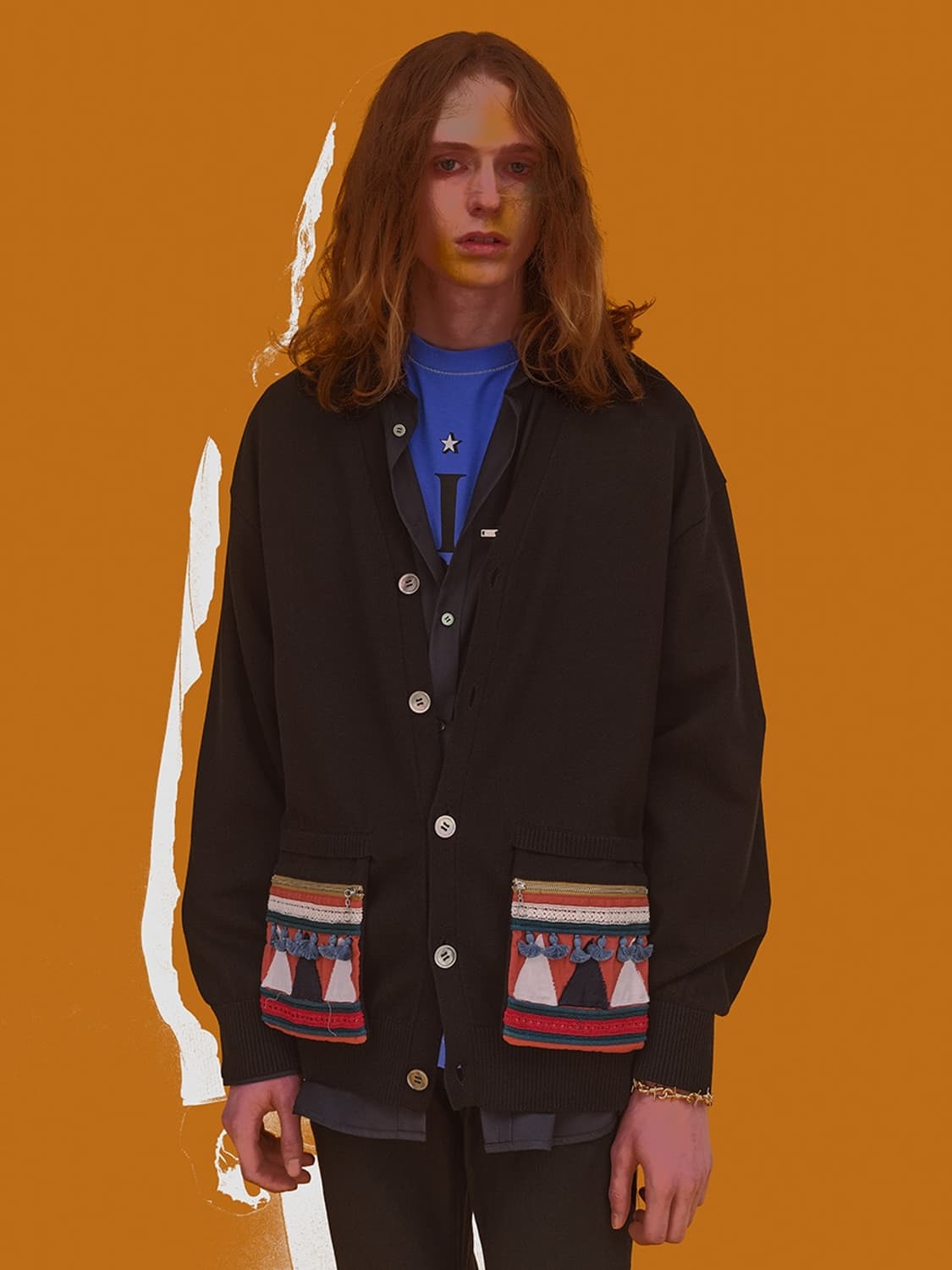  언더커버 23fw 프린즈 포켓 가디건 상품이미지1