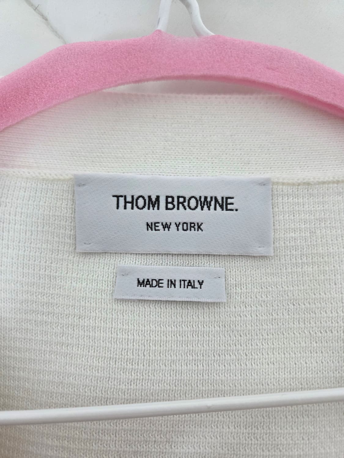 [S급] 톰브라운 밀라노스티치 가디건 화이트 2사이즈 L 상품이미지5