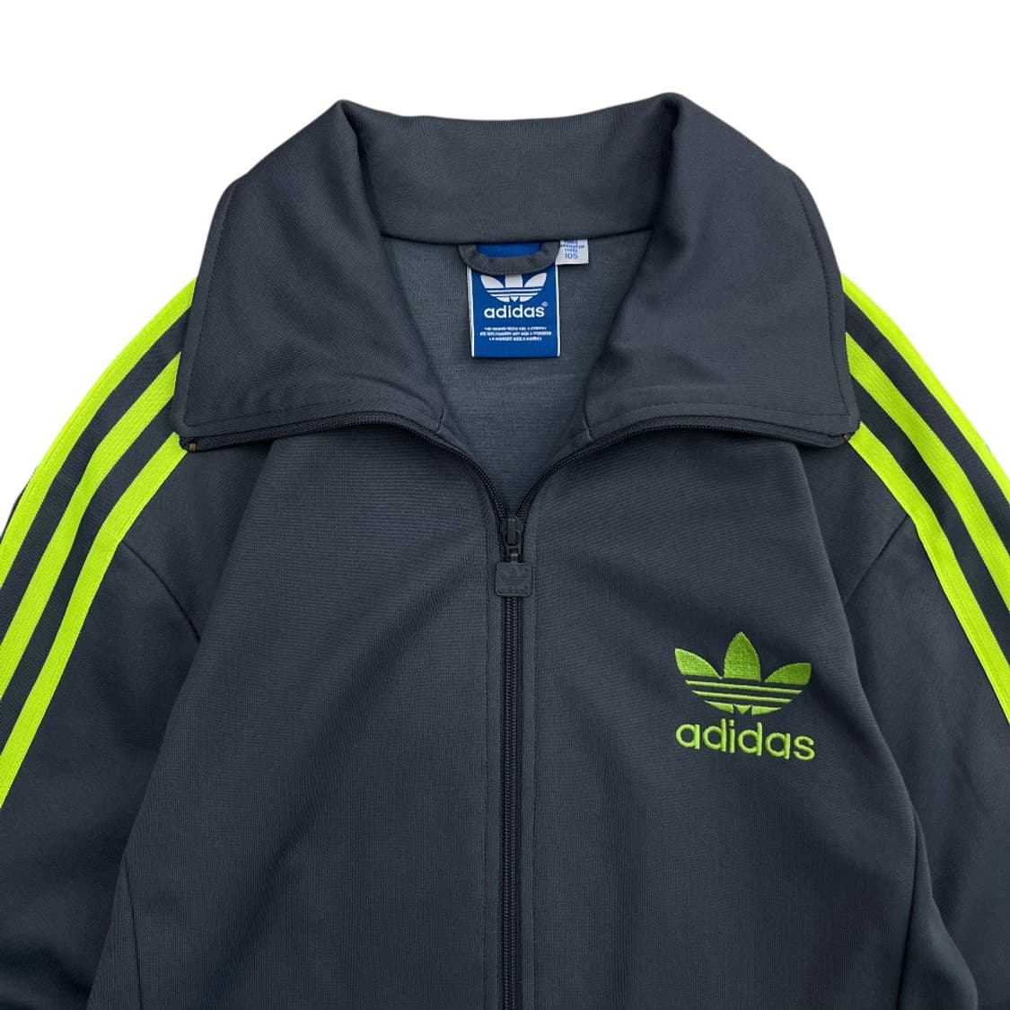 아디다스 유로파 형광라인 그레이 트랙탑 105 상품이미지4