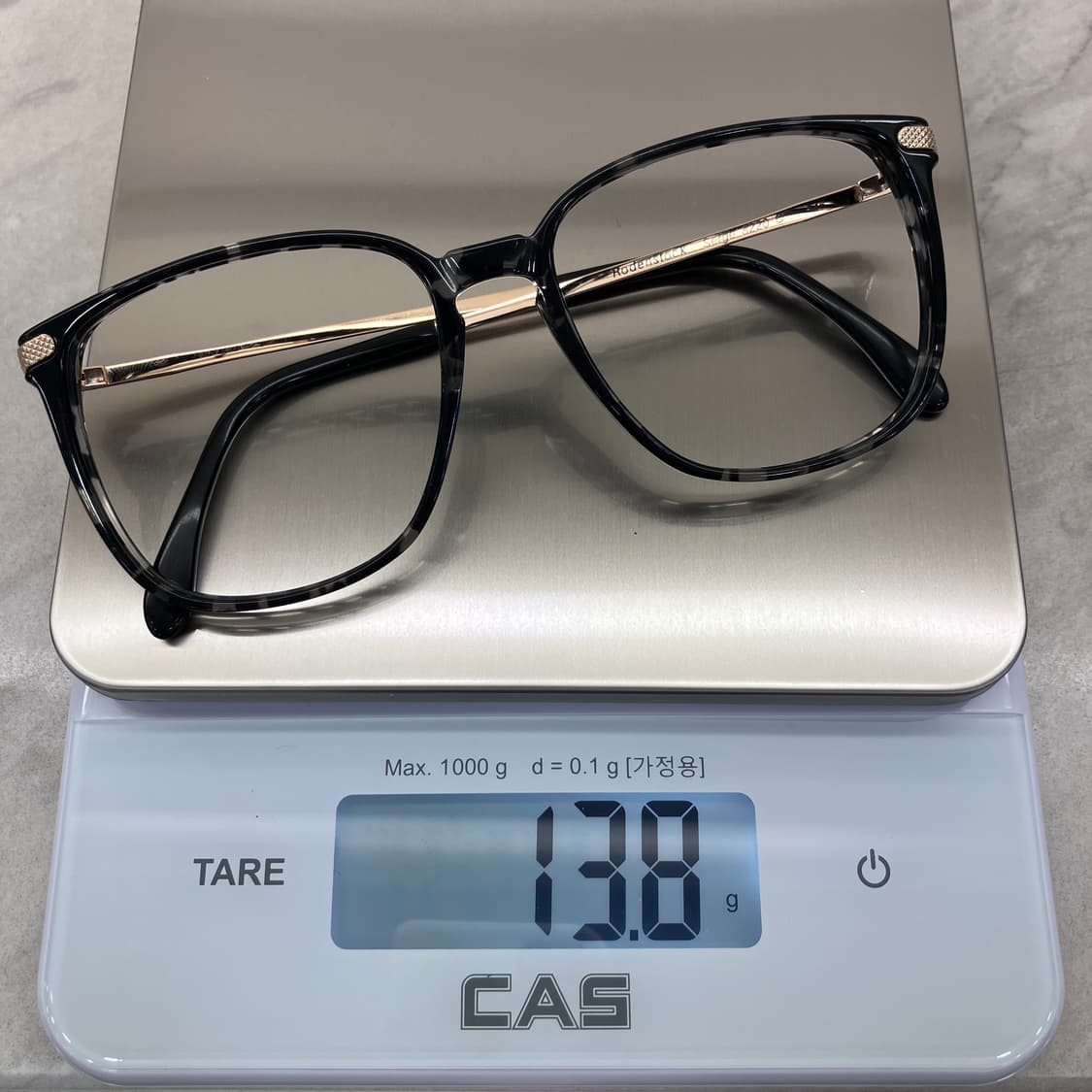 C11 로덴스톡 Rodenstock 달마시안 블랙 스퀘어 뿔테 안경 상품이미지8