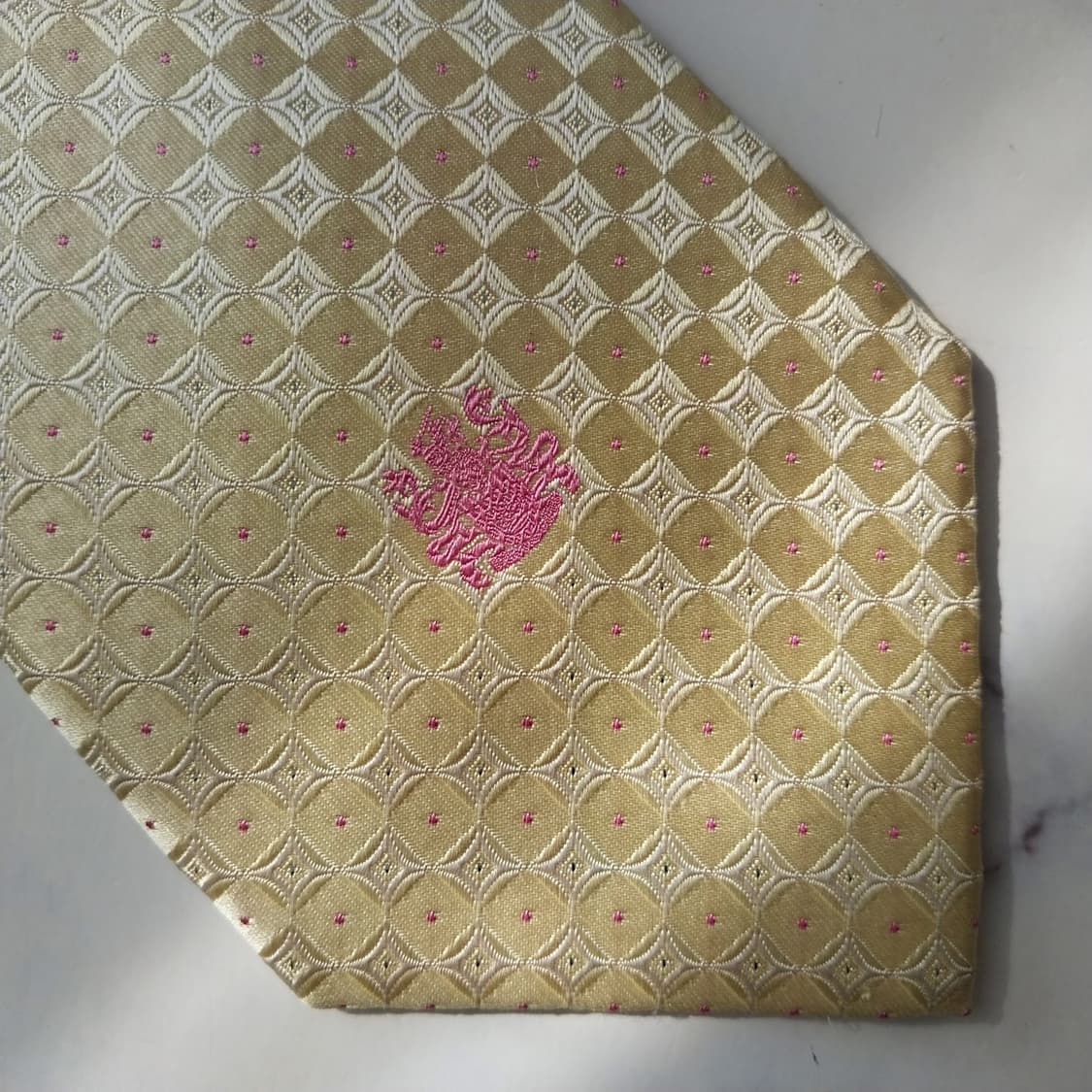 아쿠아스큐텀 실크 자카드 패턴 넥타이 9.3cm A+등급 K2059
 상품이미지6