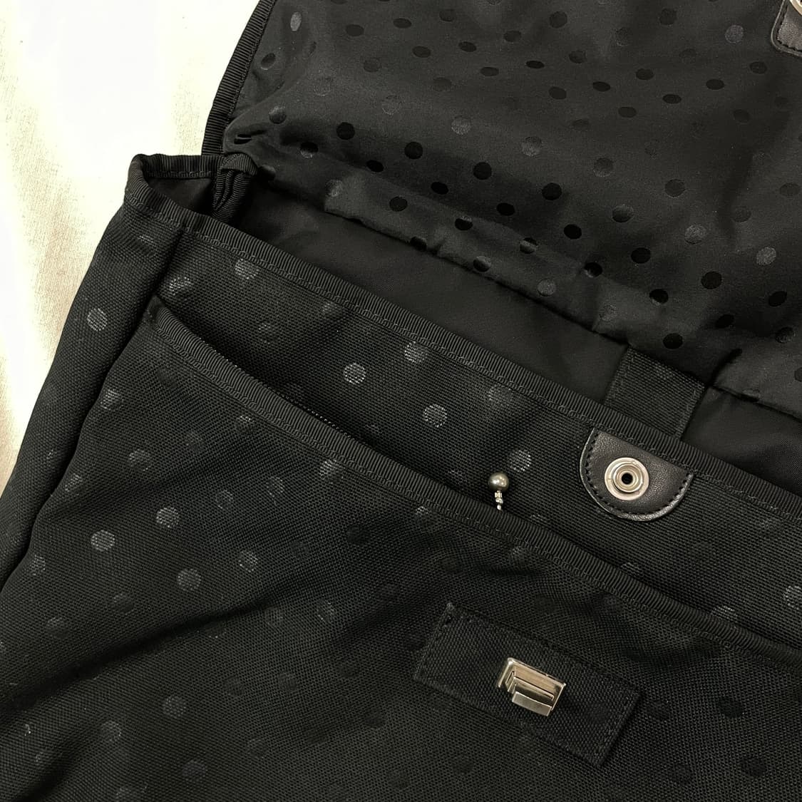 (희귀,거의새상품)포터걸 올검 폴카도트백 크로스백+숄더백/포터 도트가방 상품이미지5