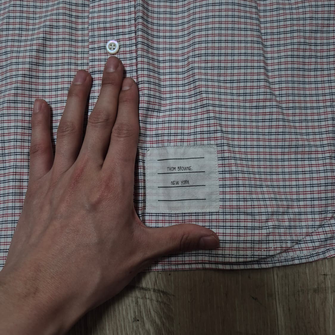 톰브라운 뉴욕 옥스포드 버튼다운 체크 셔츠 S(90) 상품이미지4