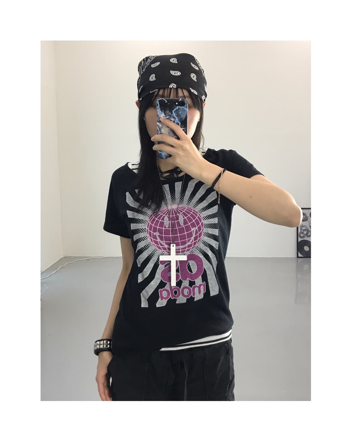Jpn Kitsch Graphic Short Sleeve T-Shirts 상품이미지1