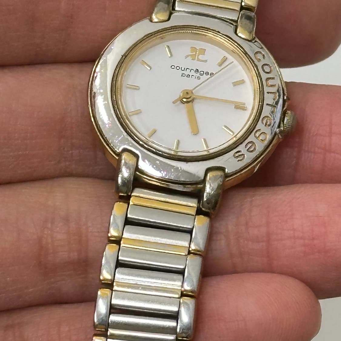 꾸레쥬 메탈 시계 상품이미지5