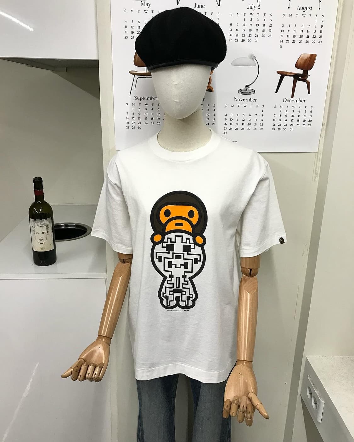 베이프x마일로 반팔티 상품이미지6