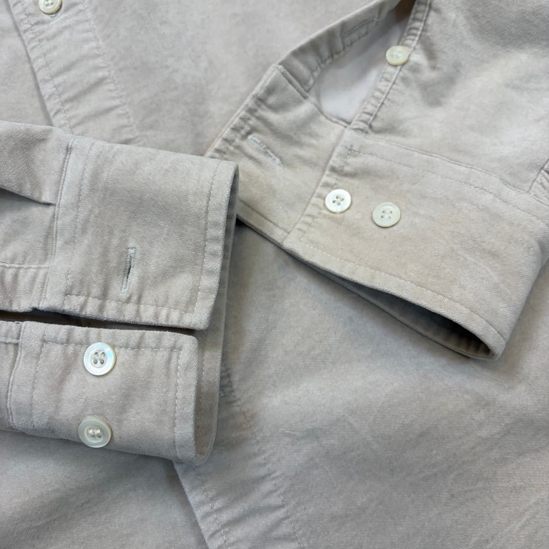 cos 코스 스웨이드 레귤러핏 셔츠 xl 상품이미지3