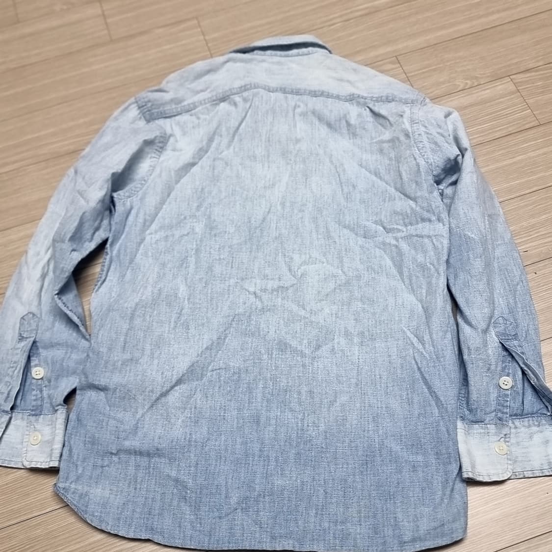 빈티지 폴로 샴브레이 셔츠 남방 긴팔(95) 상품이미지6