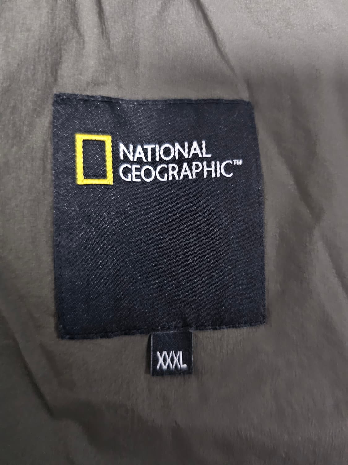 내셔널지오그래픽 후드 바람막이 점퍼 카키 XXXL 상품이미지4