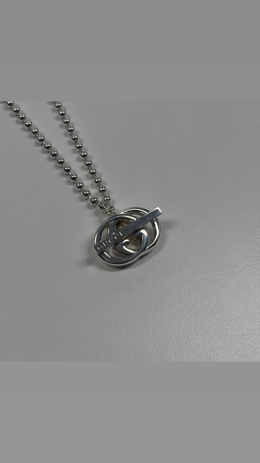 구찌 인터라킹 바 목걸이 상품이미지7