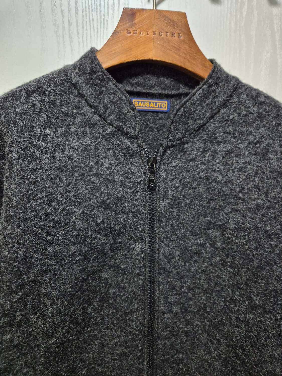 (세일)VTG. GAUSALITO 차콜 압축울자켓 상품이미지2