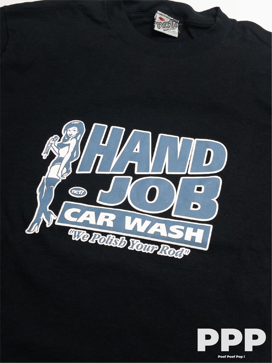 00’s NC17 Handjob 핸드잡 패러디 티셔츠 상품이미지2